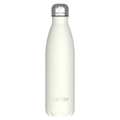 WATERSY 500ml Stainless Steel Water Bottle Insulated Vacuum Flask Double Wall Thermal Cup Keep Cold Hot Sports Kettle