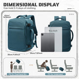 Cabin Bag Underseat Travel Backpack, Women Mens Outdoor Backpack Carry-on Backpack, Cabin Luggage Aviation Wizzair 40x30x20 Bag