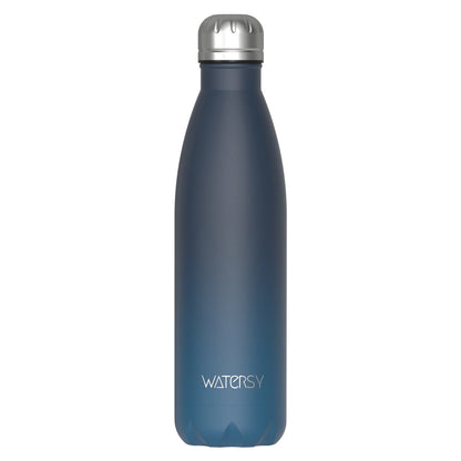 WATERSY 500ml Stainless Steel Water Bottle Insulated Vacuum Flask Double Wall Thermal Cup Keep Cold Hot Sports Kettle