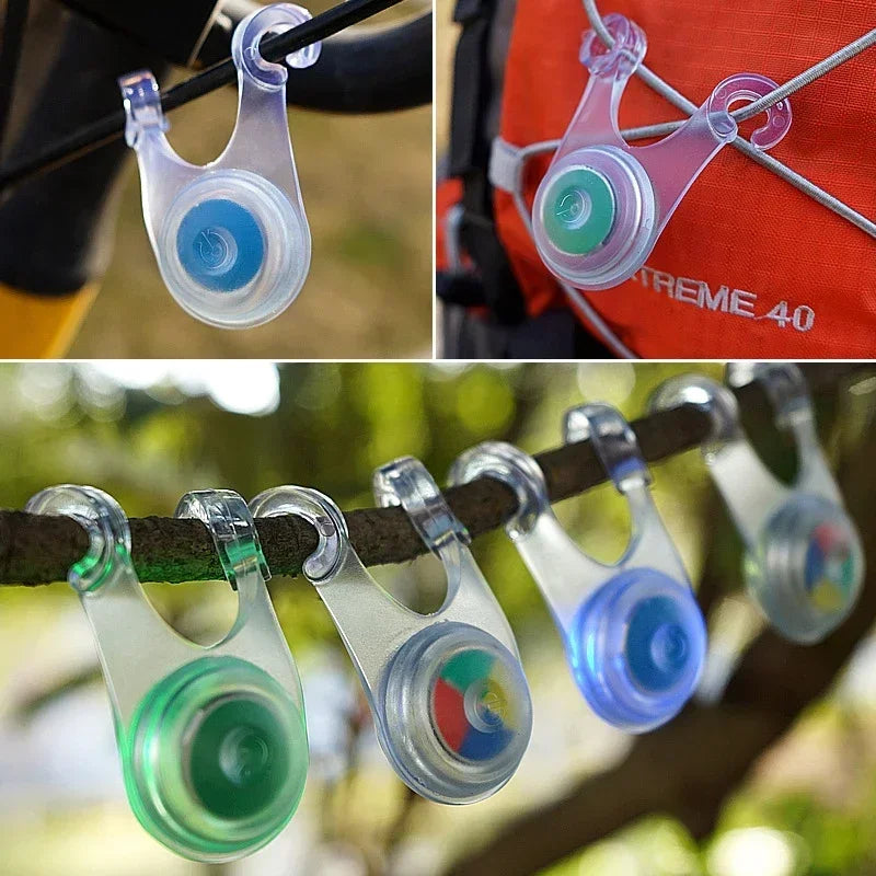 10 Groups LED Atmosphere Rope Lights Waterproof Outdoor Decor Lamp for Tent Camping Fishing Garden Family Party Decoration