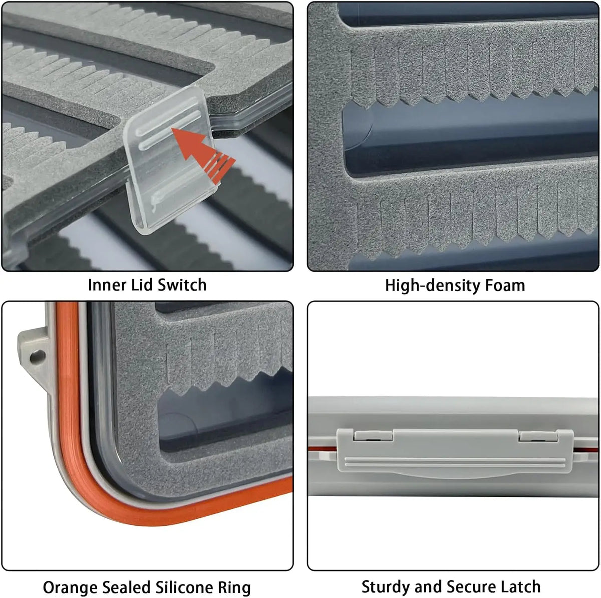 Aventik Waterproof 4-Layer Foam Fly Box