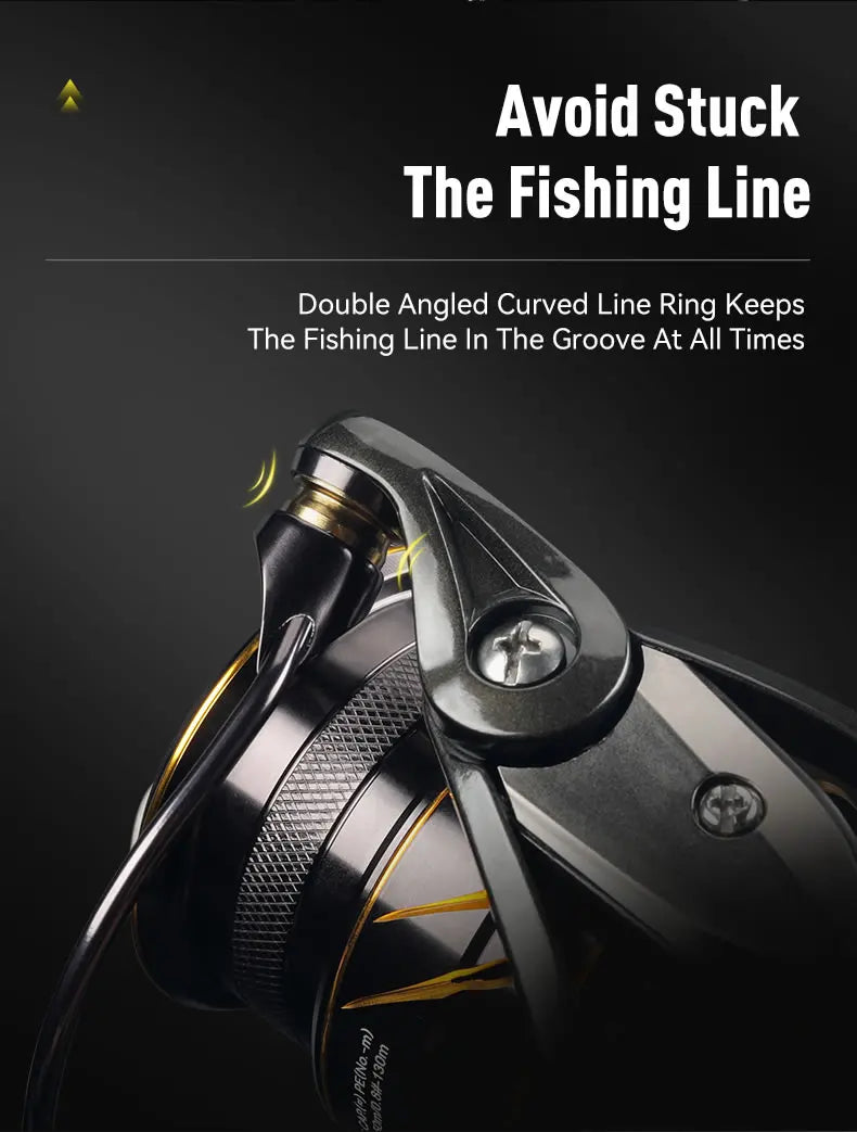 Kingdom Micro Fly Pro Spinning Fishing Reel 800-3000 Ultra Light 8+1 BB 7KG Max Drag 5.2:1/6.2:1 Gear Ratio Freshwater Saltwater