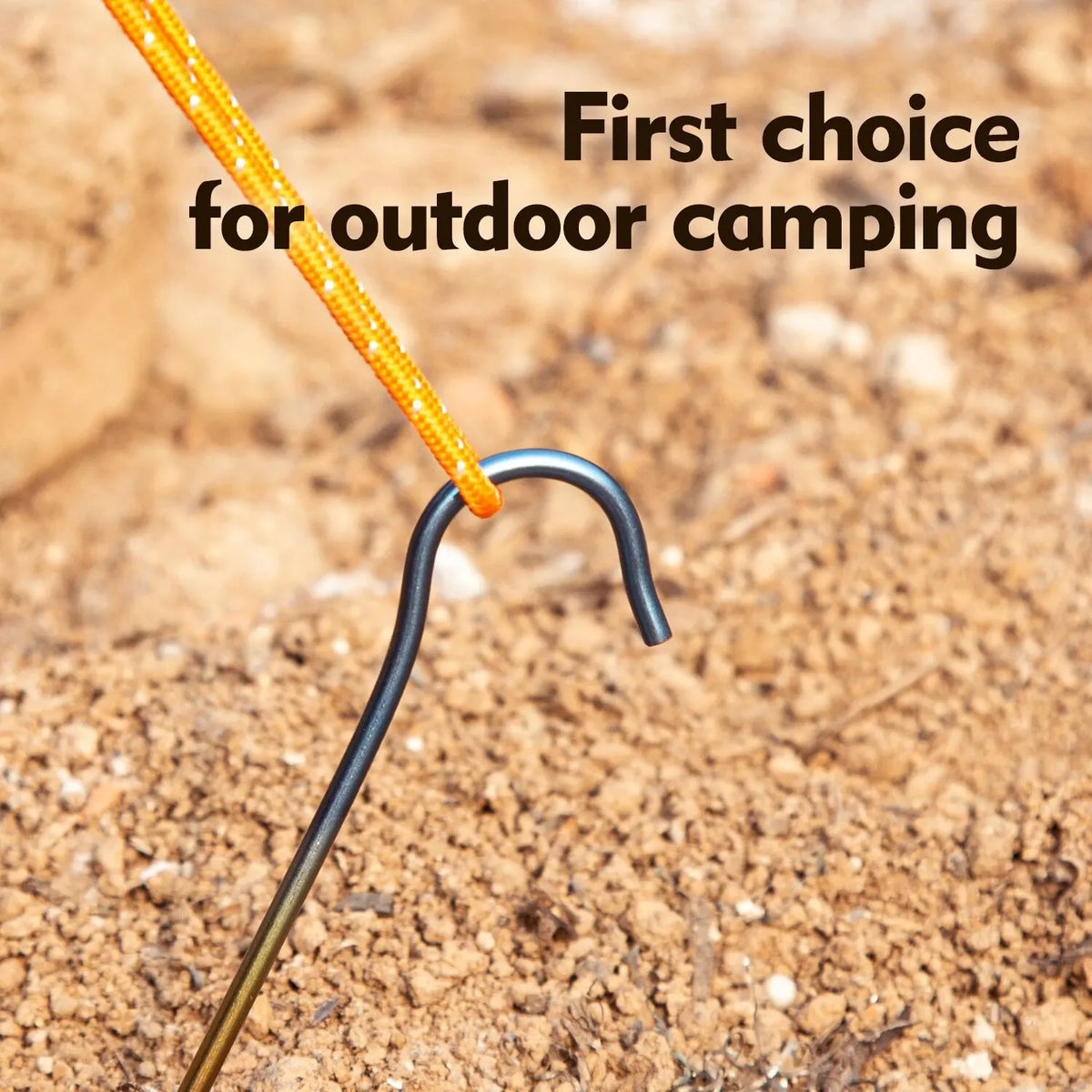 TiTo 3.0*165mm Ultralight Camping Accessories Titanium Alloy Tent Stake Pegs With Hook