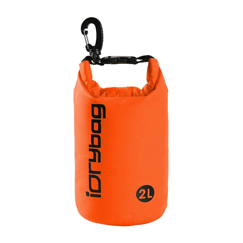 IDrybag 2L Swimming Waterproof Dry Bag Sports Canyoning Bag Ipx6 Waterproof Bag for Travel Kayaking Boating Beach Dry Bag