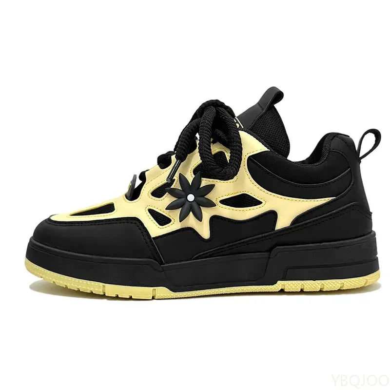 Men’s Platform Vulcanized Sneakers – Thick Sole Breathable Casual Sports Shoes | Wear-Resistant Fashion Trainers