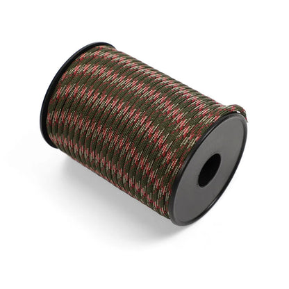 30M 550 Military Standard 9-Core Paracord Rope 4mm Outdoor Parachute Cord Survival Umbrella Tent Lanyard Strap Clothesline