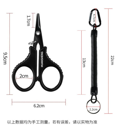 Titanium-Coated Braid Scissors and Line Cutter