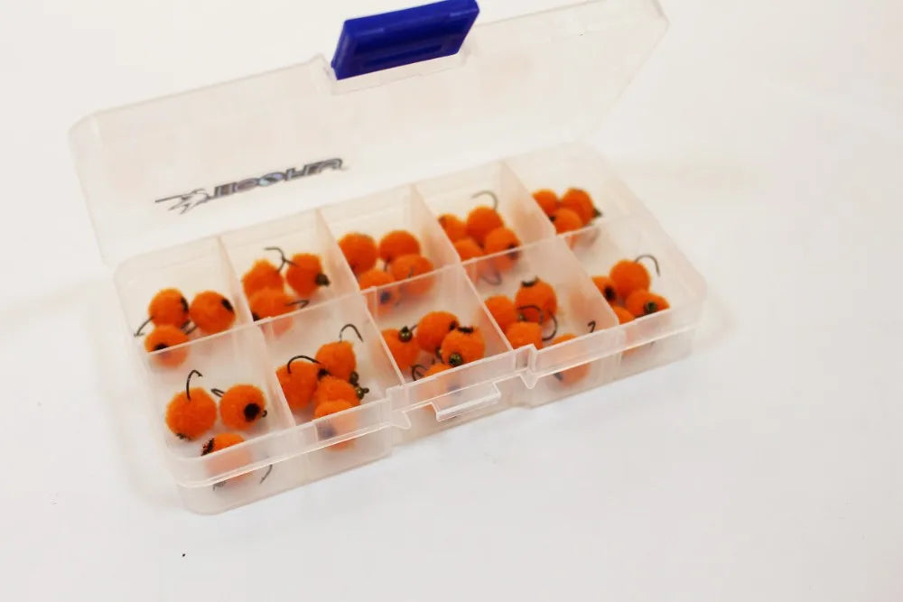 Tigofly Beadhead Egg Flies with Box (36 Pack)