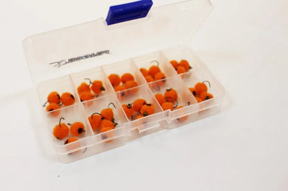 Tigofly Beadhead Egg Flies with Box (36 Pack)