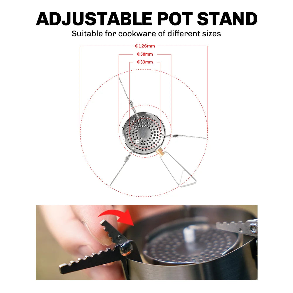 Fire-Maple GreenPeak II Regulated Backpacking Stove with Piezo Igniter