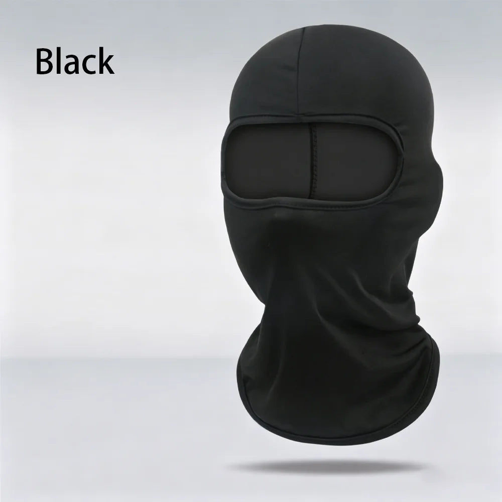 Thin Breathable UV Protection Full Face Mask Neck Cover Lightweight Helmet Liner for Cycling Running Motorcycle Outdoor Activity