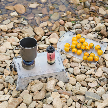 New Ultralight PP Folding Camping Table & Tray 97g Mini Portable Heavy Duty for Hiking Picnic Outdoor Travel Gear