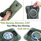 Hydration Bladder 2L Water Bladder for Hiking Backpack Leak Proof Water Reservoir Storage Bag Hydration Pack for Cycling Running
