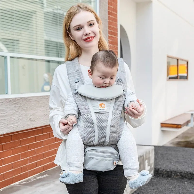 Baby Carrier 4 In 1 Ergonomic Kangaroo Design Sling for 0-36 Months Newborn Infants from 3.2KG to 20KG