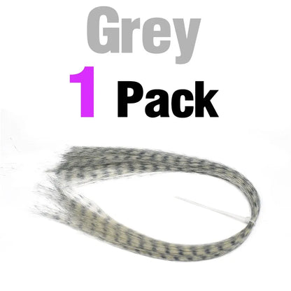 MNFT Zebra Grizzly Streamer Fibers (12 Colors)