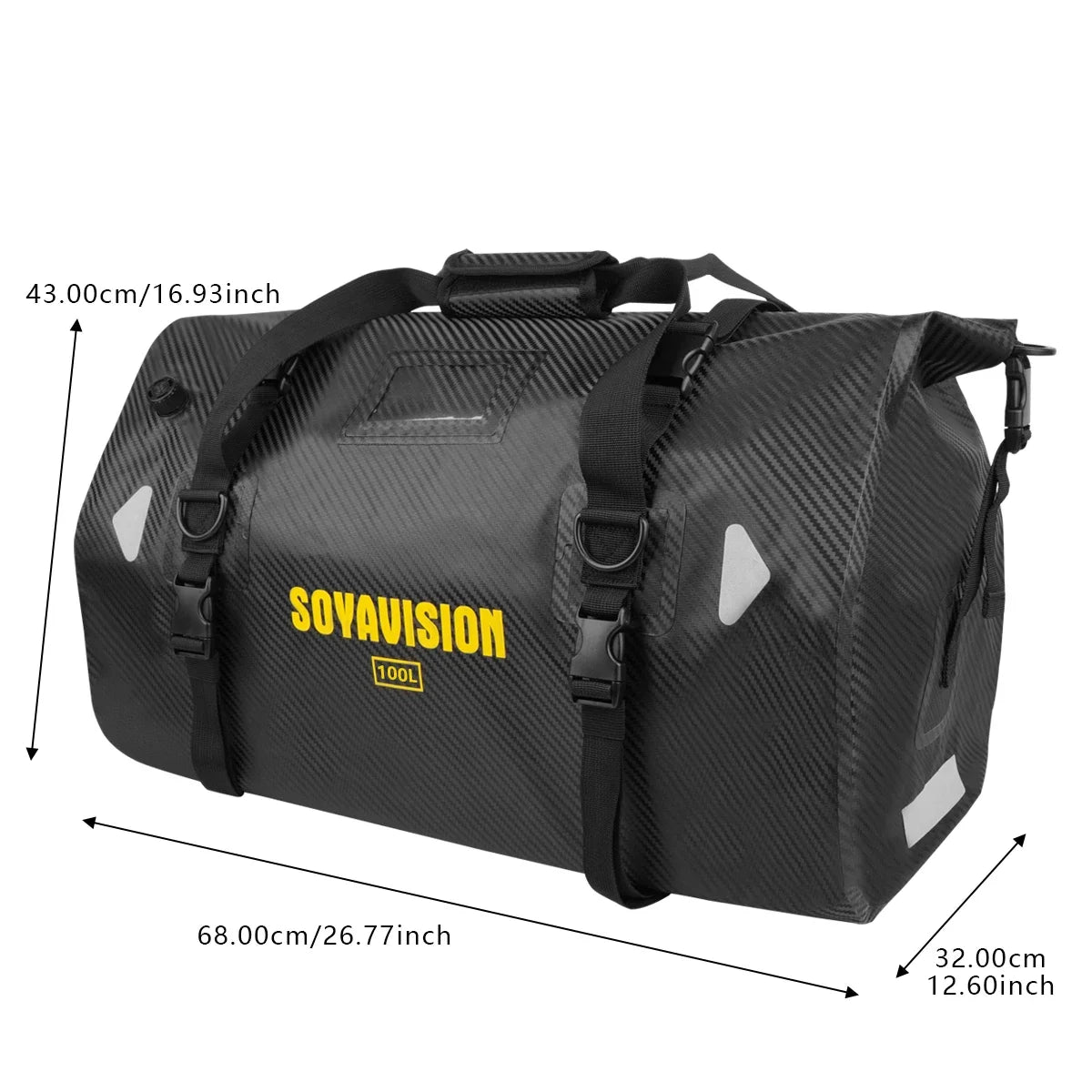 Waterproof 20L/40L/50L/66L/70L/100L Dry Storage Bag for Bicycle Mototcycle Travel, Swimming, Boating, Kayaking, Camping & Beach