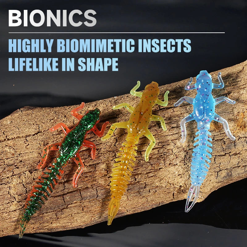 Supercontinent Larva Soft Lures