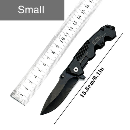 Stainless steel convenient folding knife EDC pocket folding knife is suitable for outdoor camping, fishing, survival and hunting