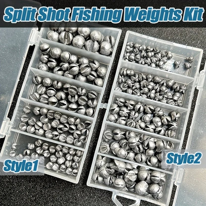 TAKBAS Split Shot Sinker Kit (60/120 Pack)