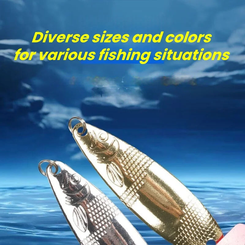 Metal Spoon and Crankbait Lure Kit (16 Pieces) with Box