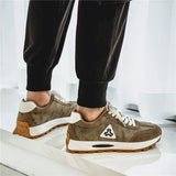 2025 Men’s Breathable Casual Sneakers – Fashionable Thick-Soled Sports Shoes