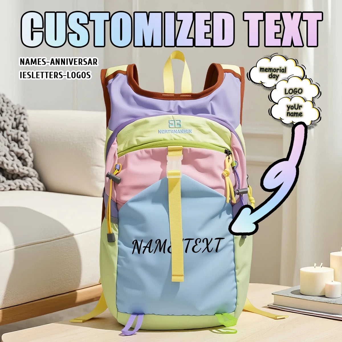 Exclusive custom logo outdoor hiking mountaineering bag lightweight backpack punching bag skin backpack female private diy