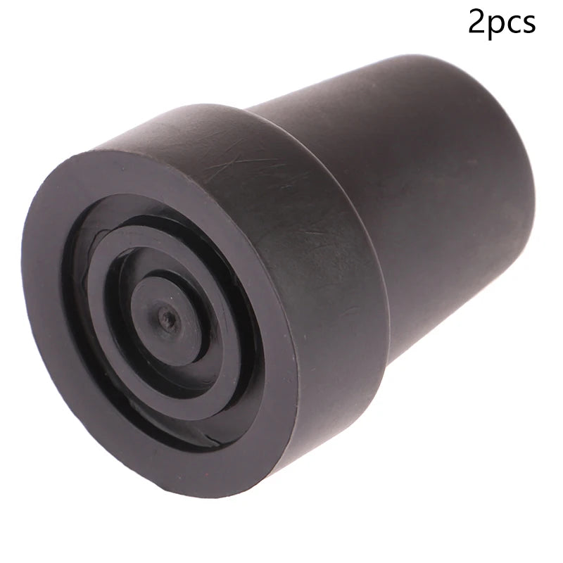 1/2Pcs 19mm Antiskid Rubber Crutch Tip Pad Durable Rubber Anti-Slid Heavy Duty Canes Replacement For Walking Stick Crutch
