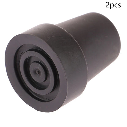 1/2Pcs 19mm Antiskid Rubber Crutch Tip Pad Durable Rubber Anti-Slid Heavy Duty Canes Replacement For Walking Stick Crutch