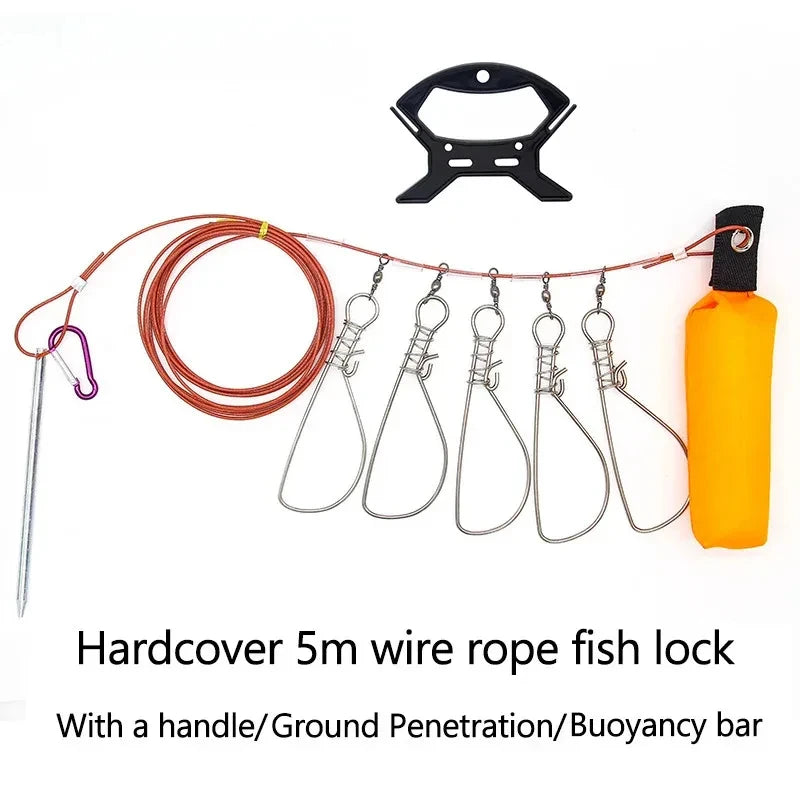 HOMEFISH 5m Fish Lock Stringer with Reel