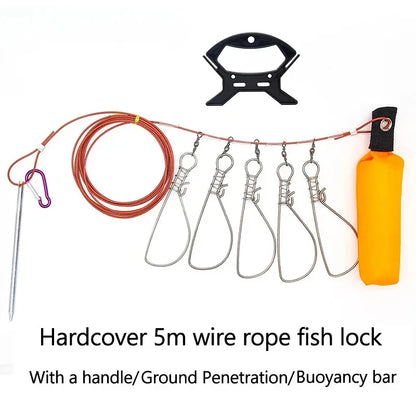 HOMEFISH 5m Fish Lock Stringer with Reel