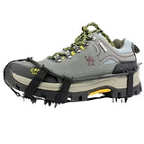 24-Teeth Anti-Slip Crampons | Ice Grips & Climbing Shoe Spikes for Hiking & Mountaineering