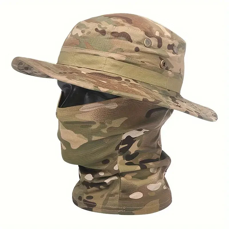 Camo Boonie Hat with Balaclava