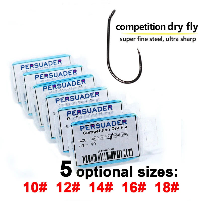 Royal Sissi Fine Wire Dry Fly Hooks (40 Pack)