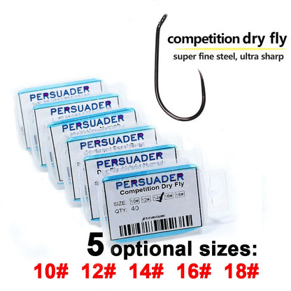 Royal Sissi Fine Wire Dry Fly Hooks (40 Pack)
