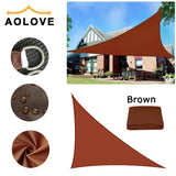 Waterproof Sun Shelter Triangle Sunshade Protection Outdoor  Cover Garden Patio Pool Shade Sail Awning Camping Sun Shade 420D