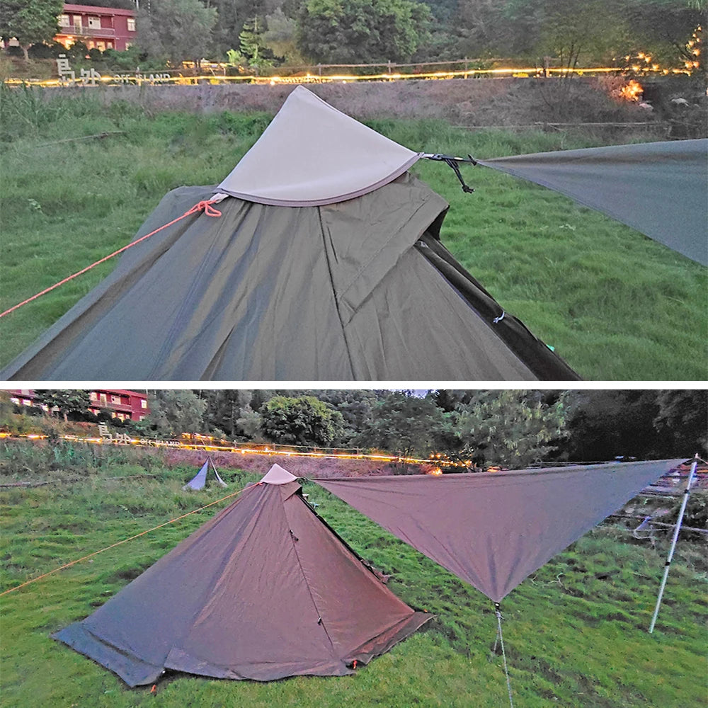 Tent Connector for Tarp and Pyramid Tent Outdoor Camping Accessory