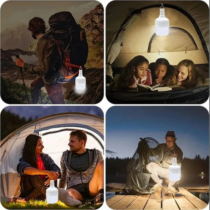 1-10PCS USB Rechargeable LED Camping Light Waterproof Portable High Power Outdoor Lantern for Hiking BBQ Emergency Hunting