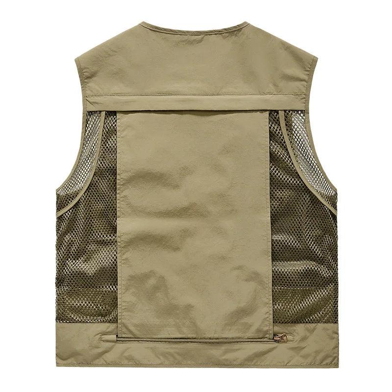 FGKKS Multi-Pocket Breathable Fishing Vest