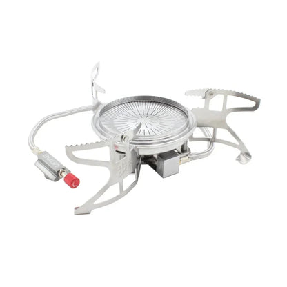 Bulin Outdoor Gas Stove Folding Cooking Furnace Camp Cookware Split Gas Furnace Stove for Camping Hiking Picnic with Pot