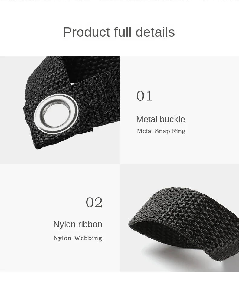 5pcs Outdoor Canopy Pole Fixing Buckle Camping Pole Holder Tent Awning Accessories Webbing Buckle Fixing Buckle Multitool