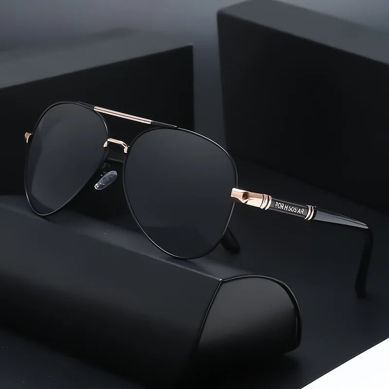 Metal Frame Polarized Sunglasses
