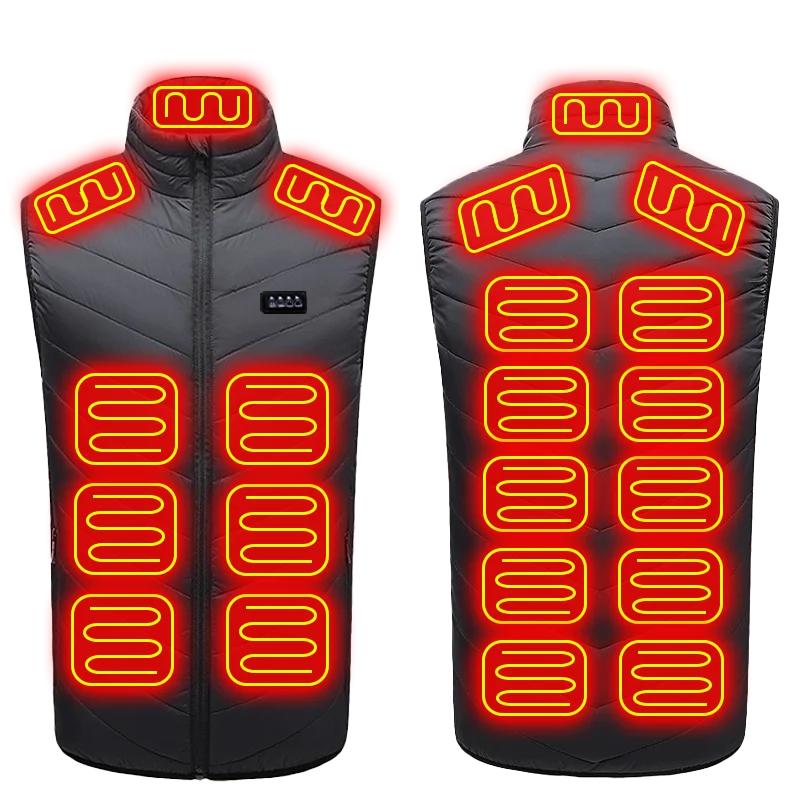 Graphene USB Heated Jacket with 21 Zones