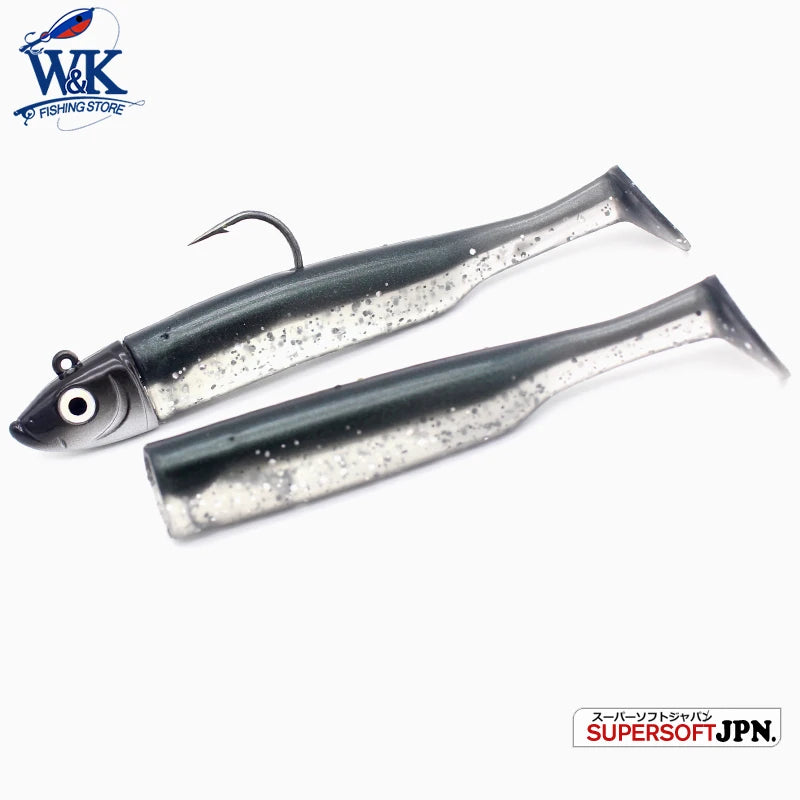 Inshore Paddle Tail Soft Lure and Jig Head Kit
