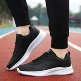 Men’s Waterproof Leather Running Shoes – Anti-Slip Wear-Resistant Walking & Sport Sneakers