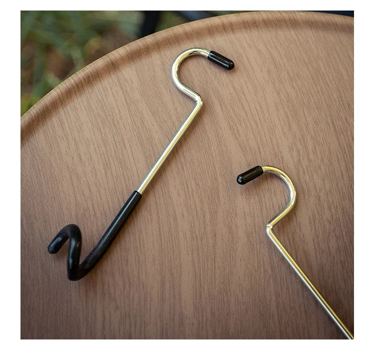 Stainless Steel Portable Light Stand Holder Hooks for Tent Pole Lamp Hanger Hunting Fishing Lantern Outdoor Camping Tools
