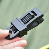 1PC Tent Canopy Clip Tarpaulin Holder Fixed Clips Outdoor Camping Tent Hook Wind Rope Clamp Awning Climbing Hiking Accessories