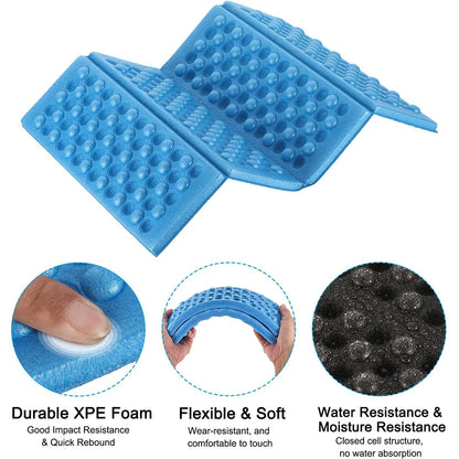 Stadium Seat Cushion Lightweight Mini Waterproof Folding Mat Foam Sitting Pad Portable for Outdoor Travel Hiking Camping
