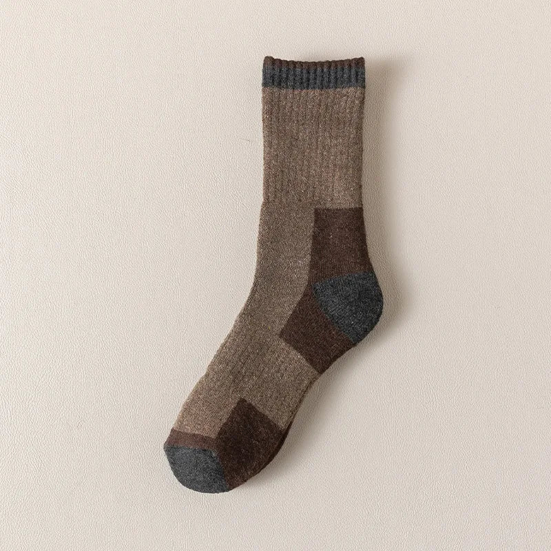 Winter Merino Wool Socks Thickened Warm Moisture Wicking Hiking Socks Men Women Thermal Breathable Durable Cycling Outdoor Socks