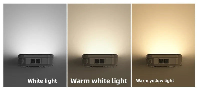Emergency Lighting Solar Camping Light Portable Outdoor Tent Work SMD Rechargeable LED Hanging Lamp with Digital Power Display