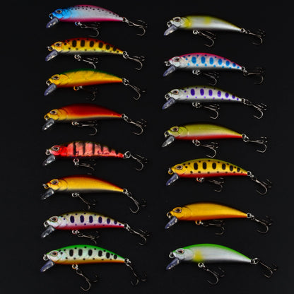 3D Eye Minnow Crankbait Lure Kit (15 Pack)